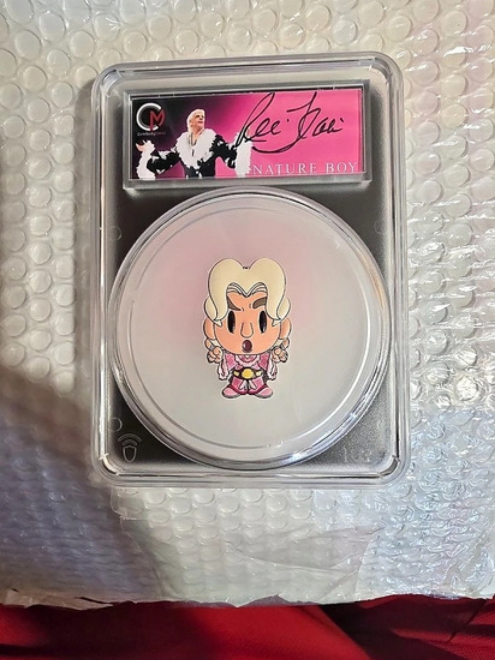 Disney 2023 Niue Disney Mickey Mouse Nature Boy Pink 2 oz 2 oz Silver Coin Like